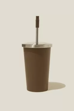 COTTON ON Metal Smoothie Cup 500Ml
