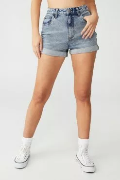 COTTON ON High Rise Classic Stretch Denim Short