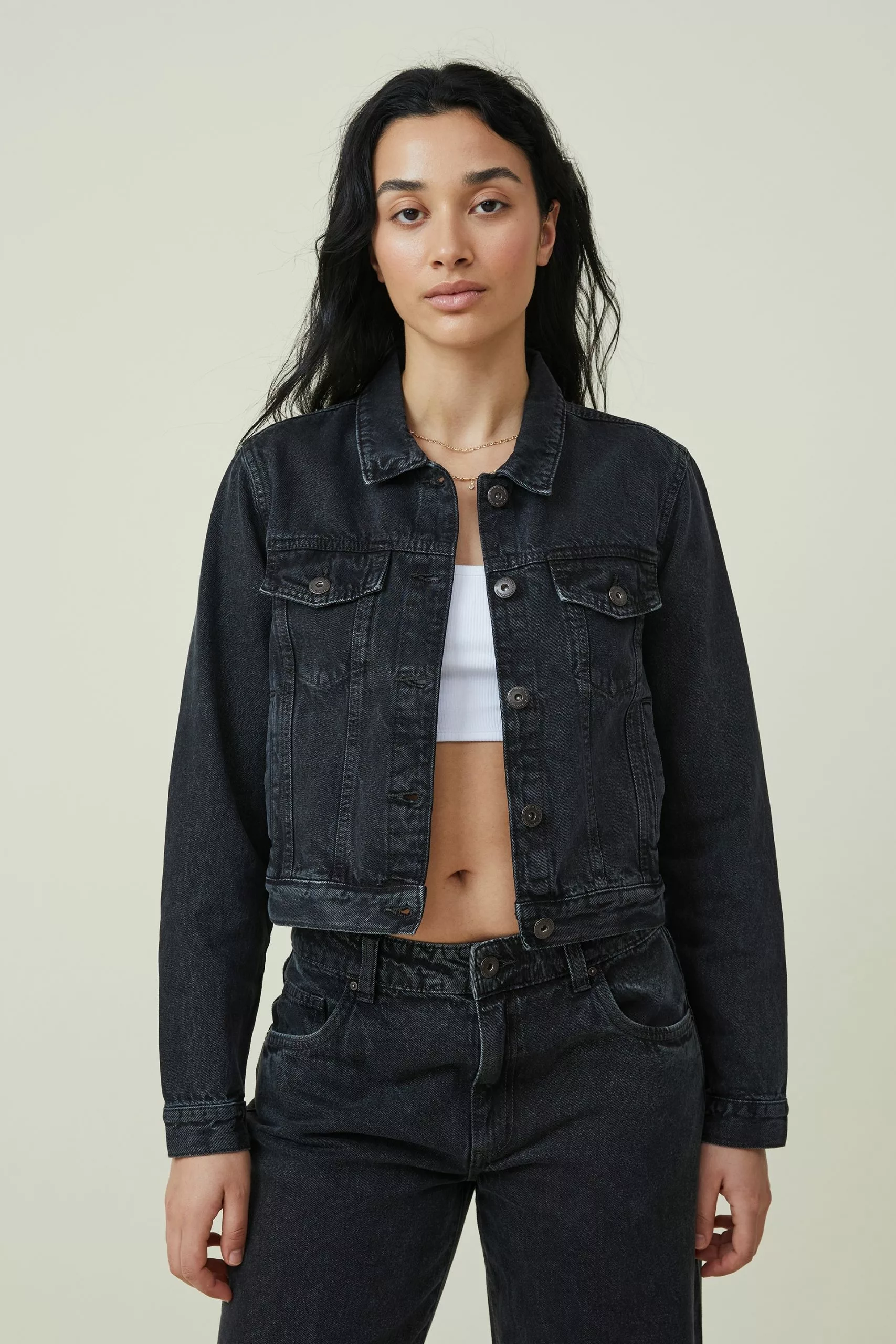 COTTON ON Girlfriend Denim Jacket - Image 2