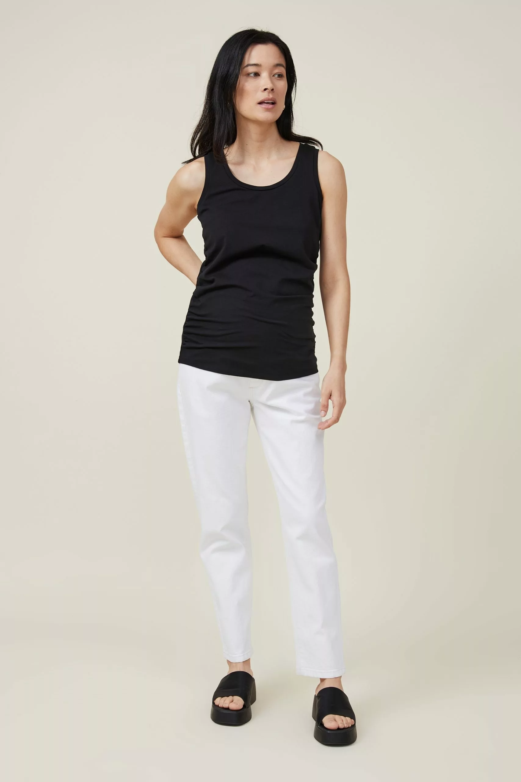 COTTON ON Maternity Everyday Gathered Side Tank - Image 2