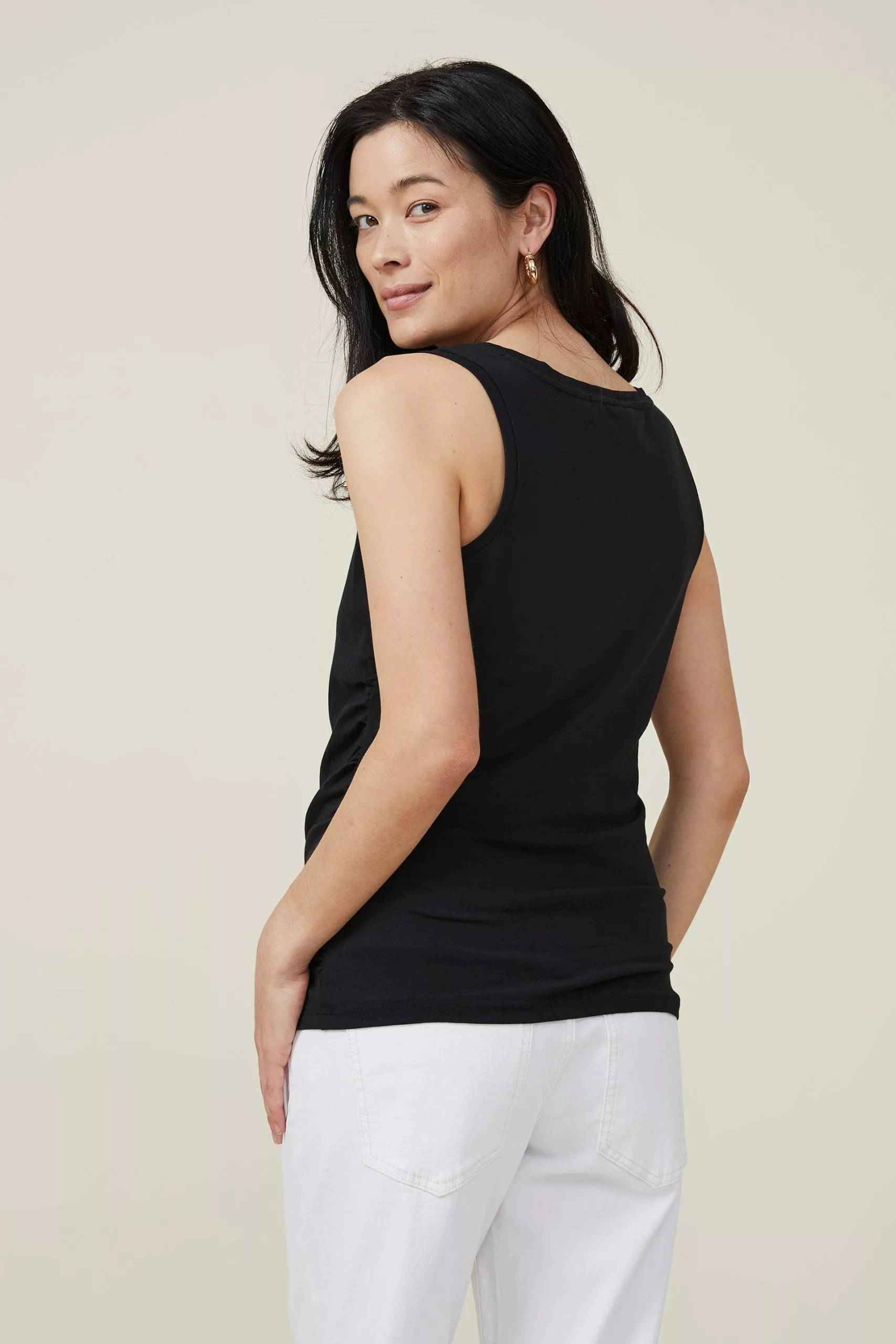 COTTON ON Maternity Everyday Gathered Side Tank - Image 3