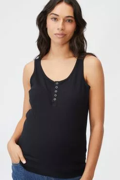 COTTON ON Maternity Henley Sleeveless Tank