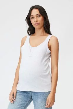 COTTON ON Maternity Henley Sleeveless Tank