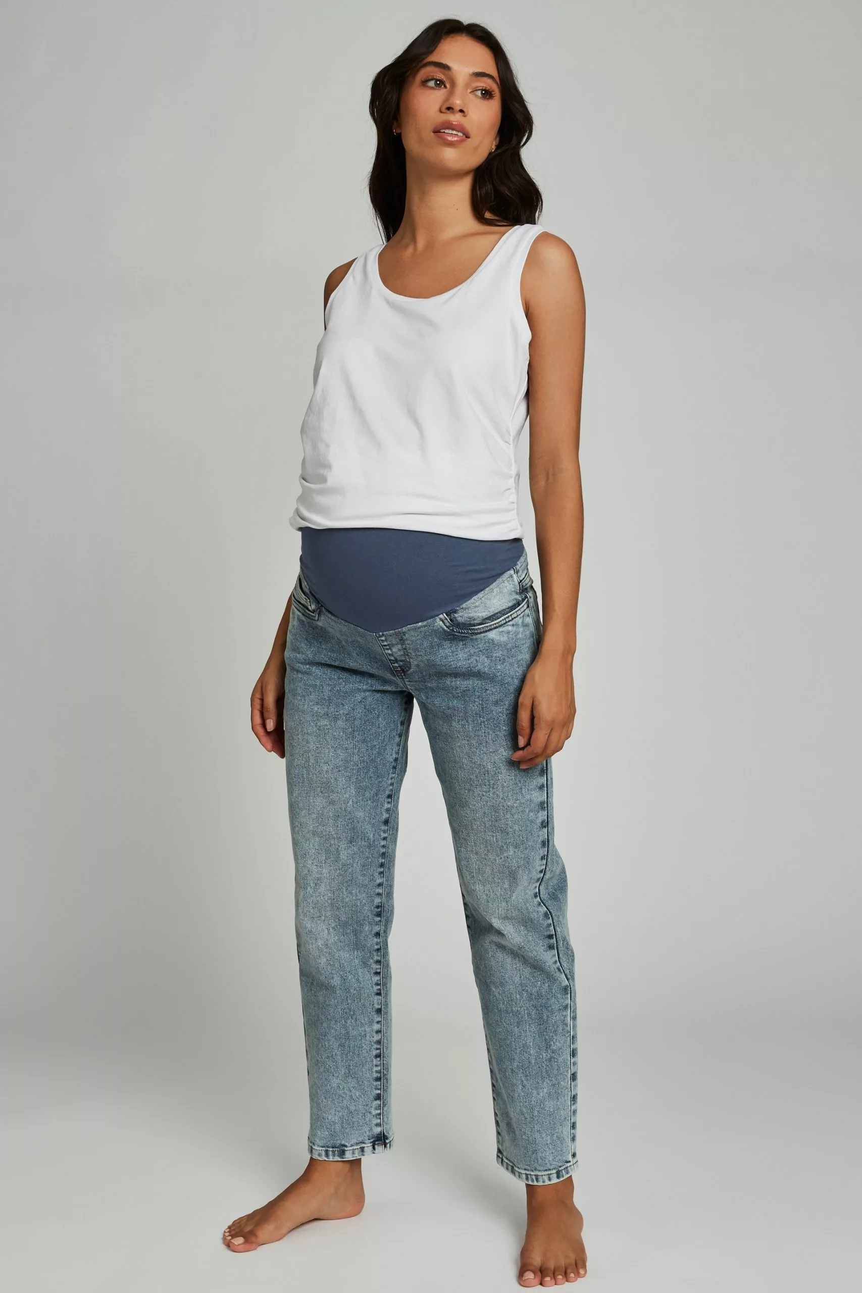 COTTON ON Maternity Straight Stretch Jean (Over Belly) - Image 2