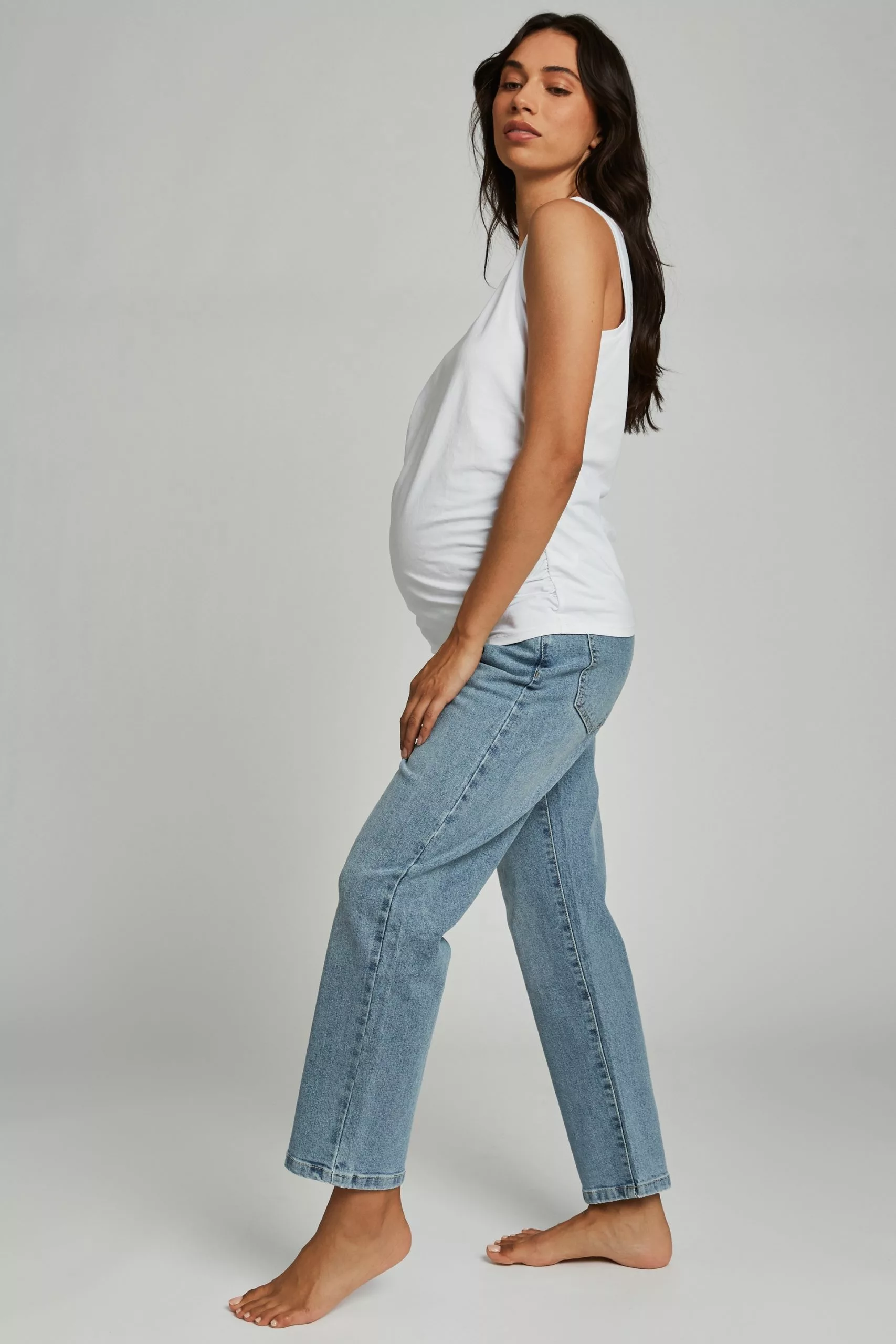 COTTON ON Maternity Straight Stretch Jean (Over Belly)