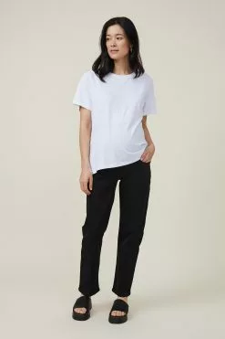 COTTON ON Maternity Straight Stretch Jean (Over Belly)