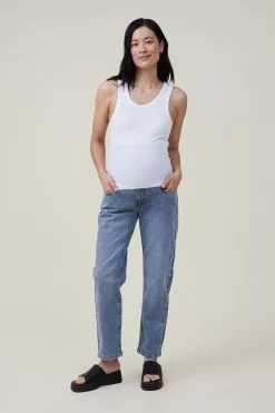 COTTON ON Maternity Straight Stretch Jean (Over Belly)