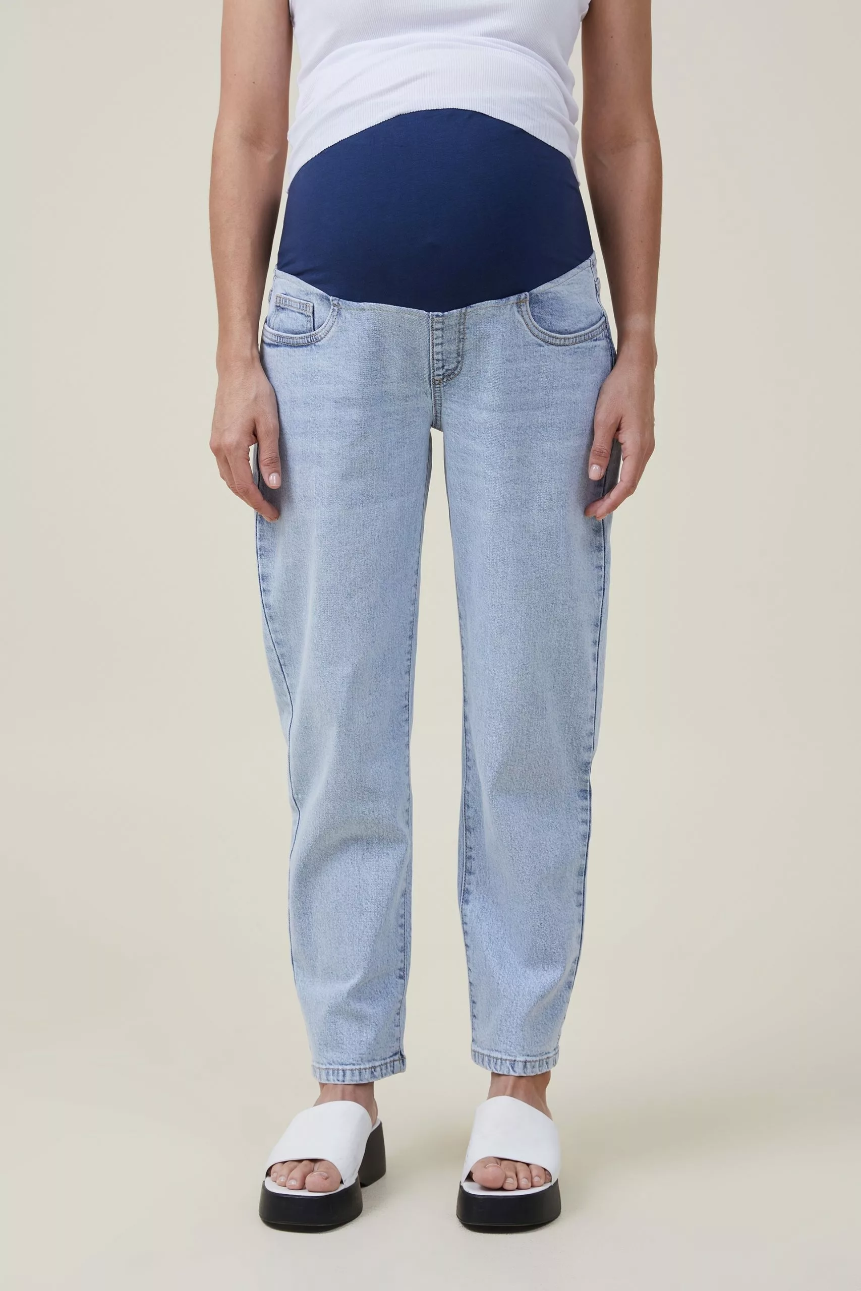 COTTON ON Maternity Straight Stretch Jean (Over Belly) - Image 2