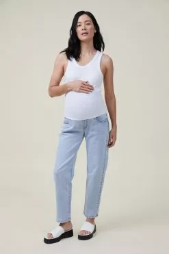 COTTON ON Maternity Straight Stretch Jean (Over Belly)