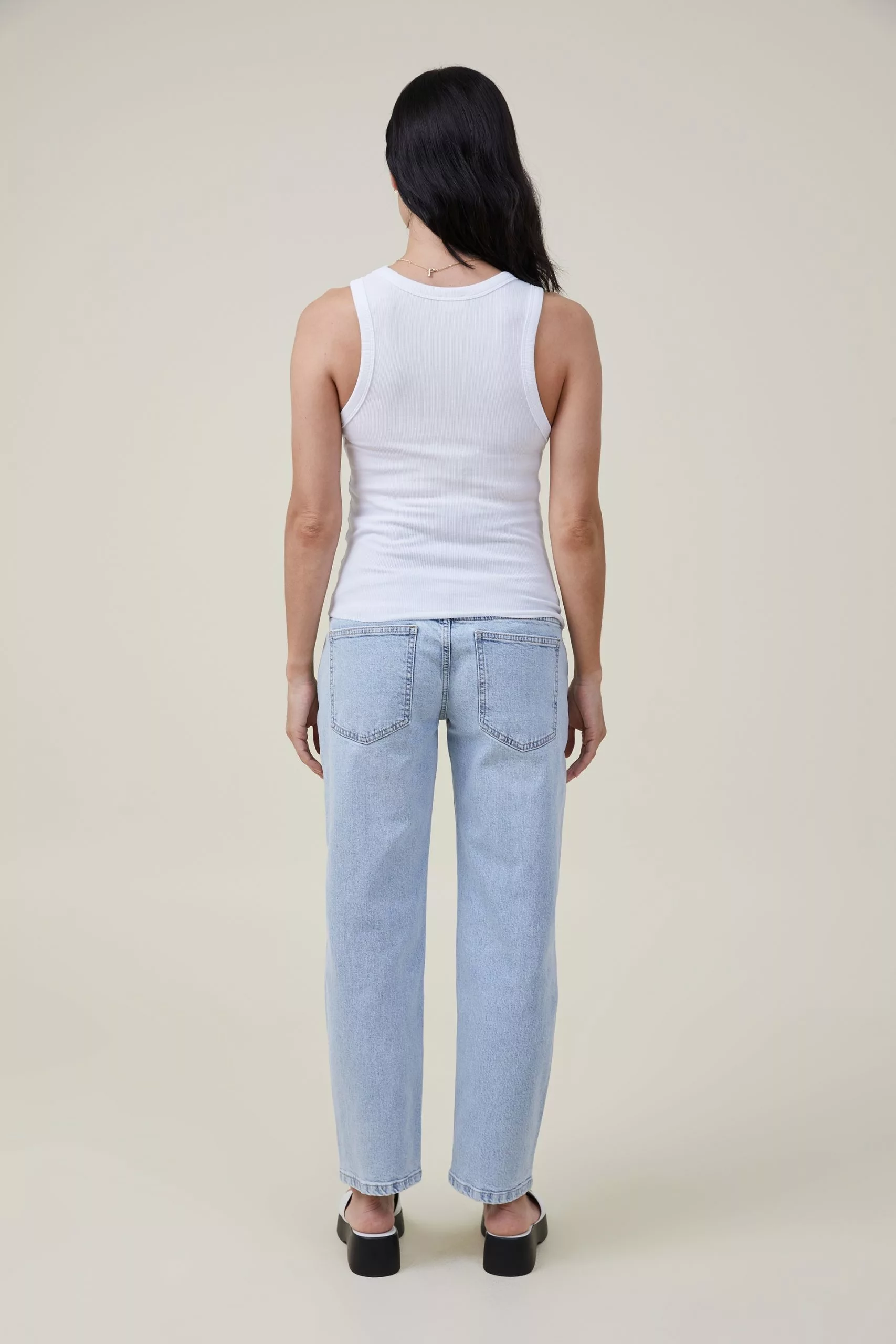 COTTON ON Maternity Straight Stretch Jean (Over Belly) - Image 3