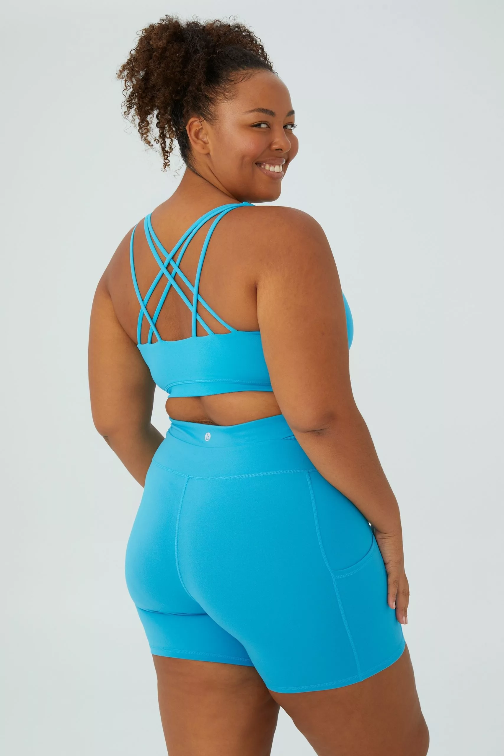 Body Curve Active Strappy Sports Crop - Image 2