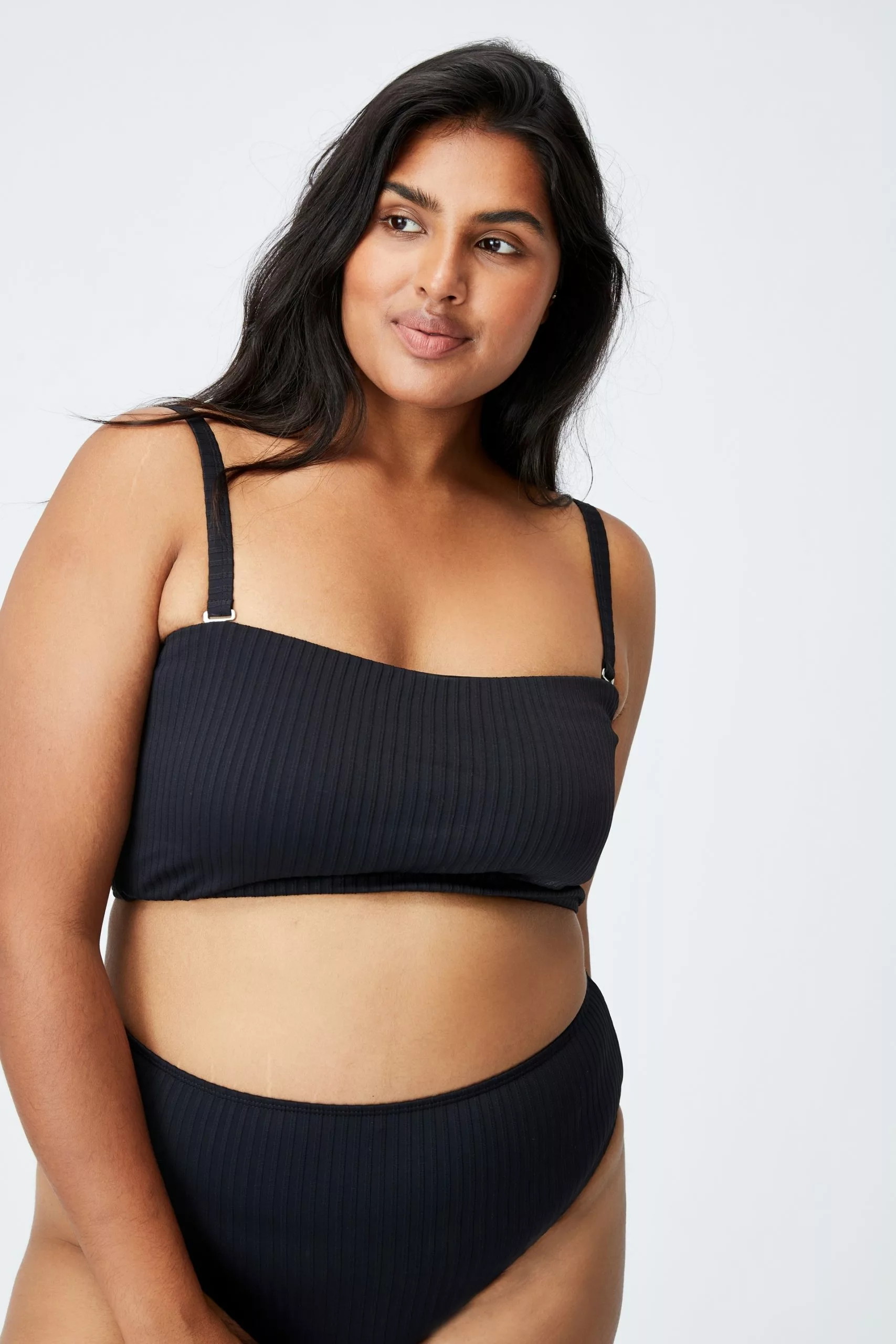 Body Curve High Waisted Full Bikini Bottom - Image 2