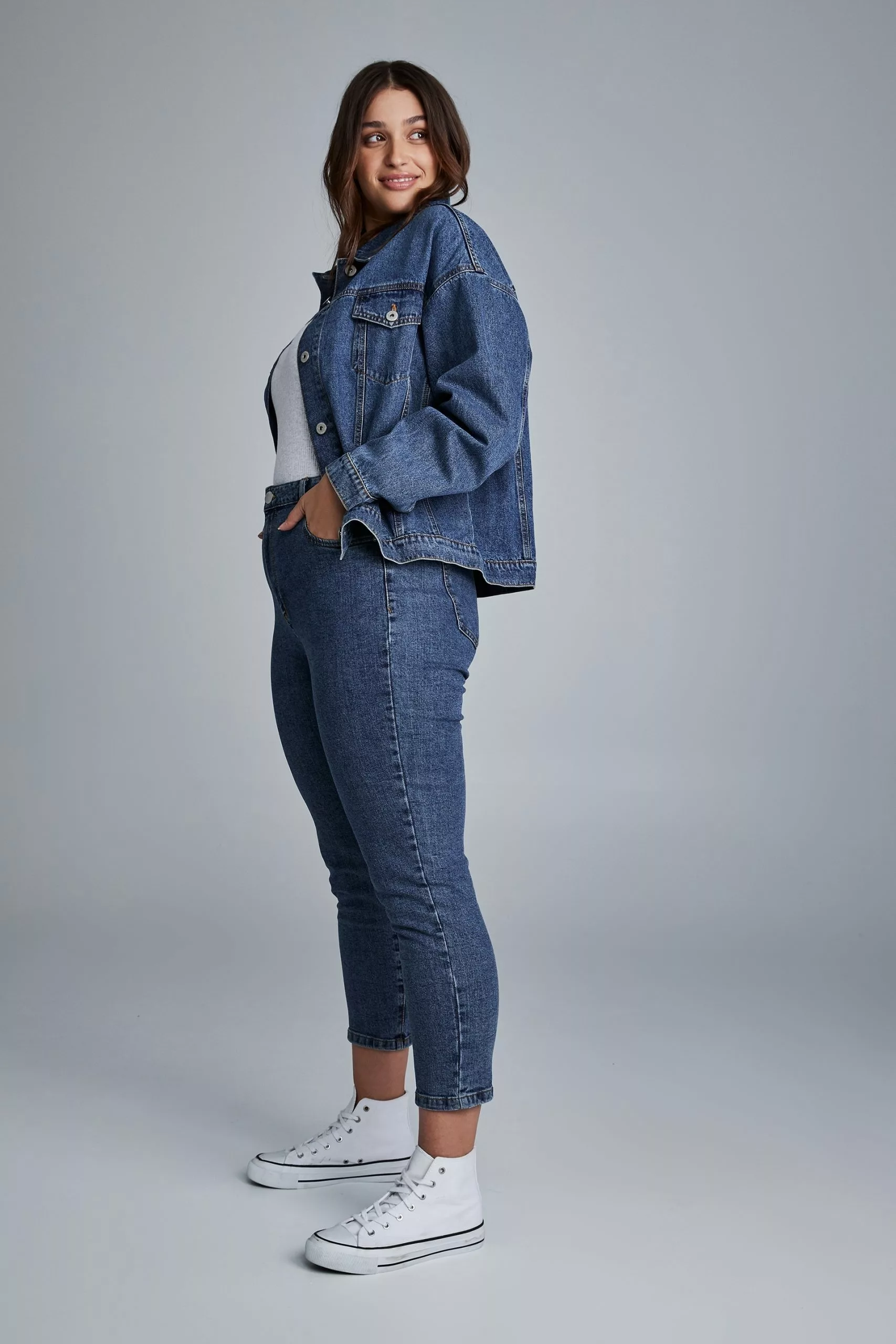COTTON ON Curve 90S Baggy Denim Jacket