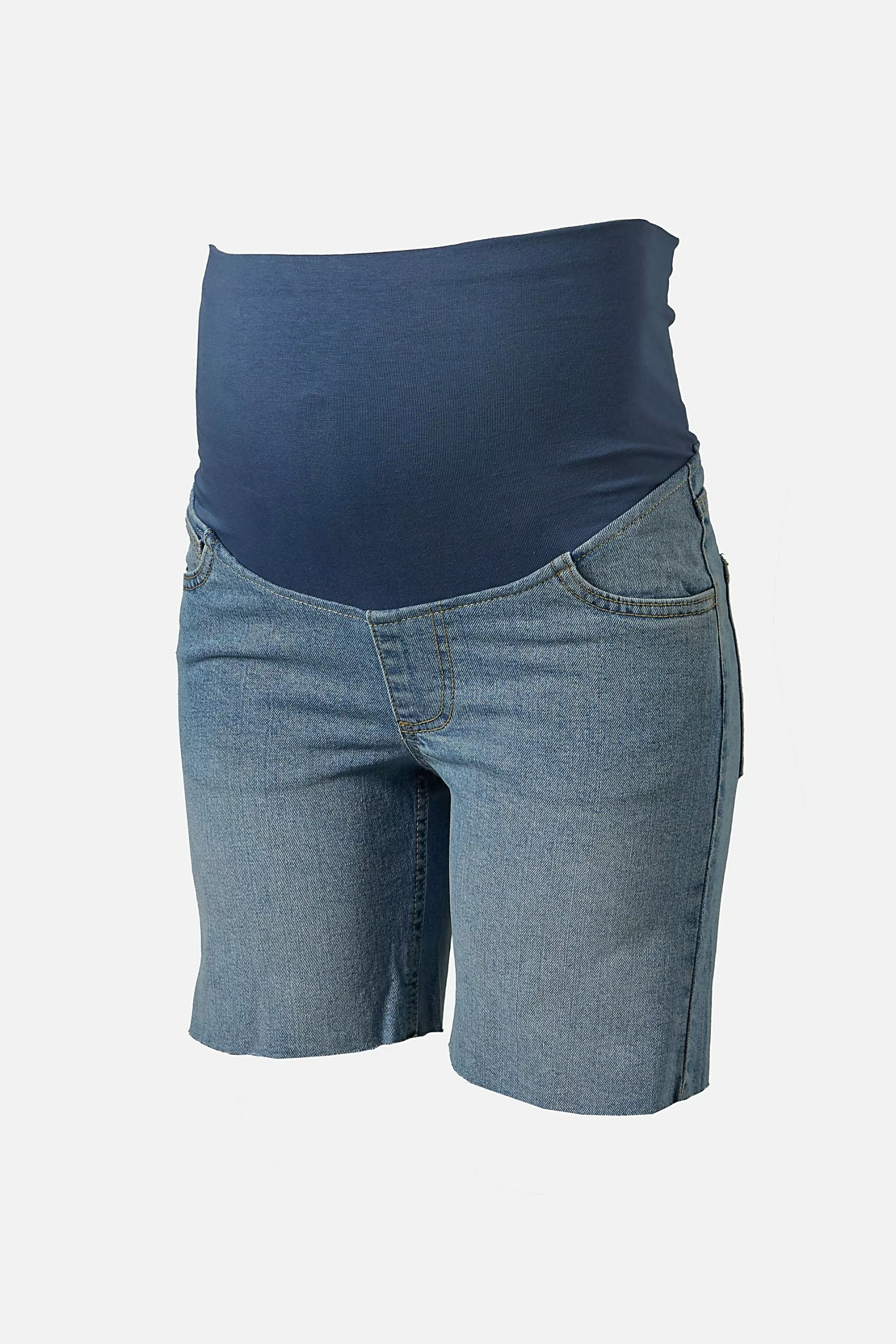 COTTON ON Maternity Stretch Denim Bermuda Short (Over Belly)