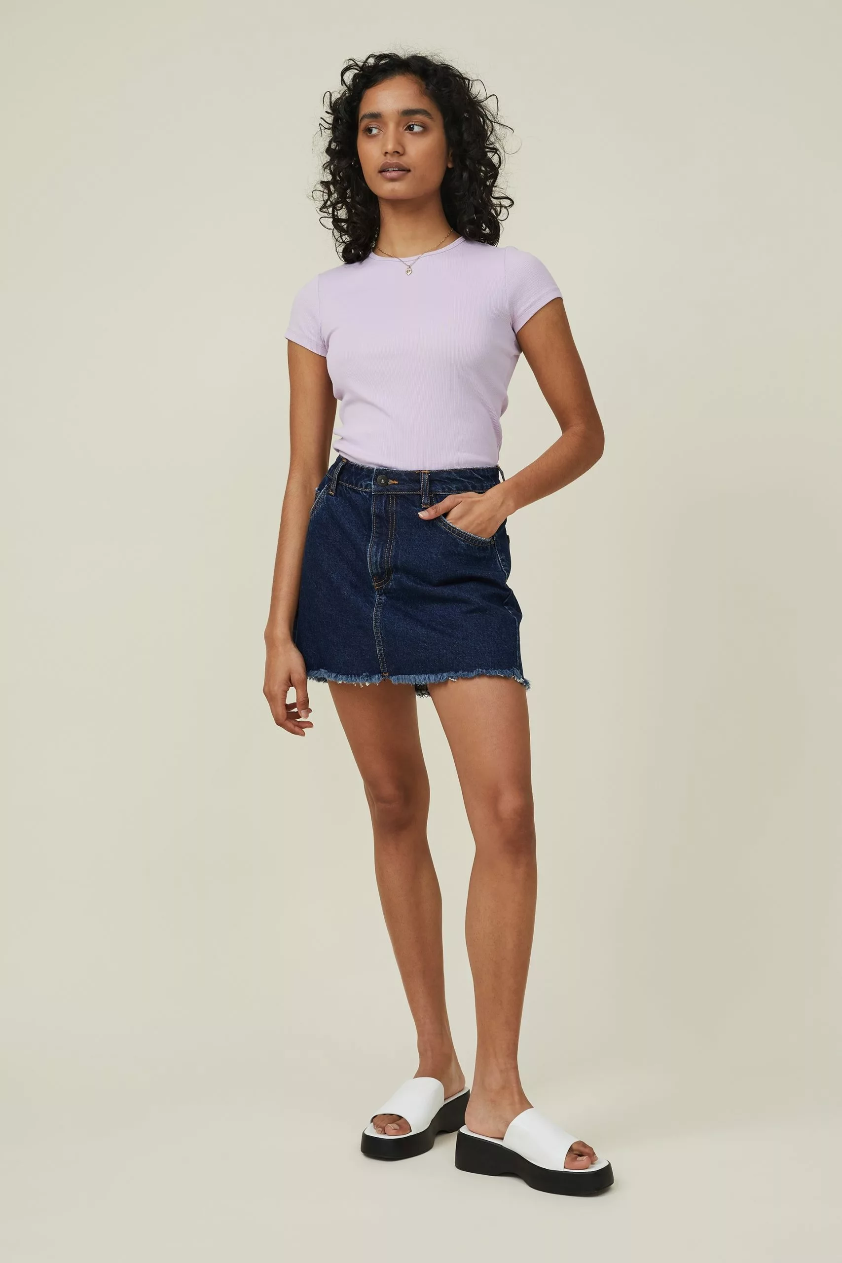 COTTON ON The One Organic Rib Crew Short Sleeve Tee - Image 2
