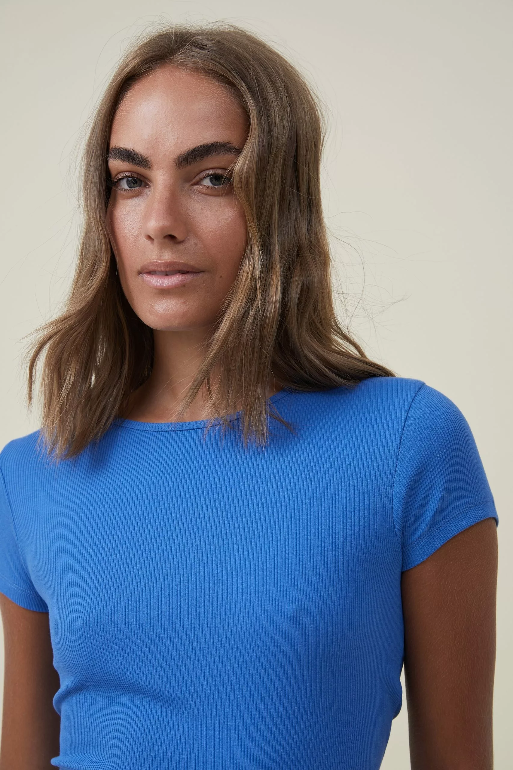 COTTON ON The One Organic Rib Crew Short Sleeve Tee - Image 4