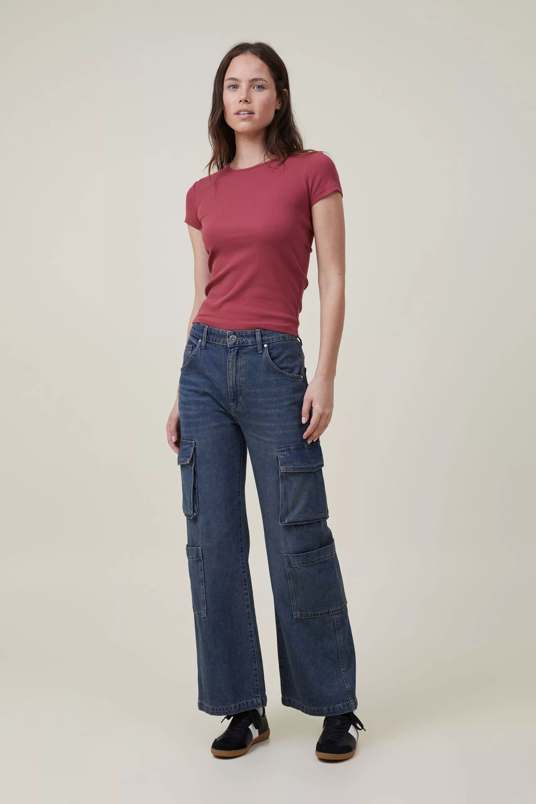 COTTON ON The One Organic Rib Crew Short Sleeve Tee - Image 2