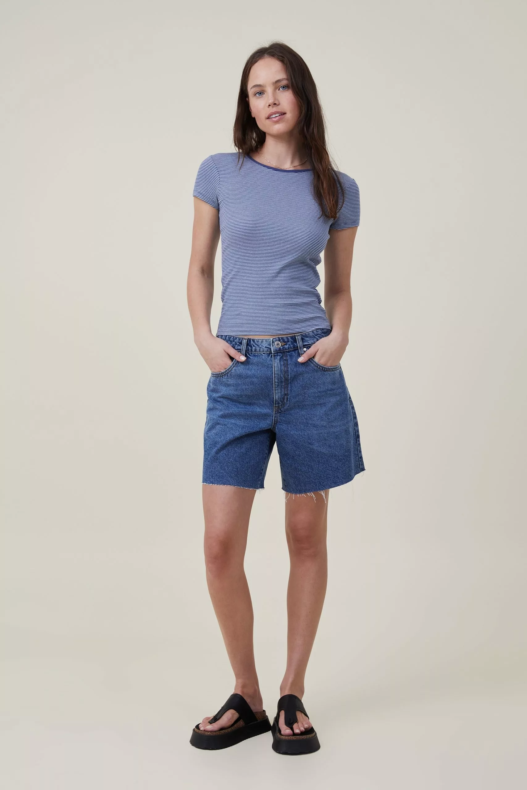 COTTON ON The One Organic Rib Crew Short Sleeve Tee - Image 2