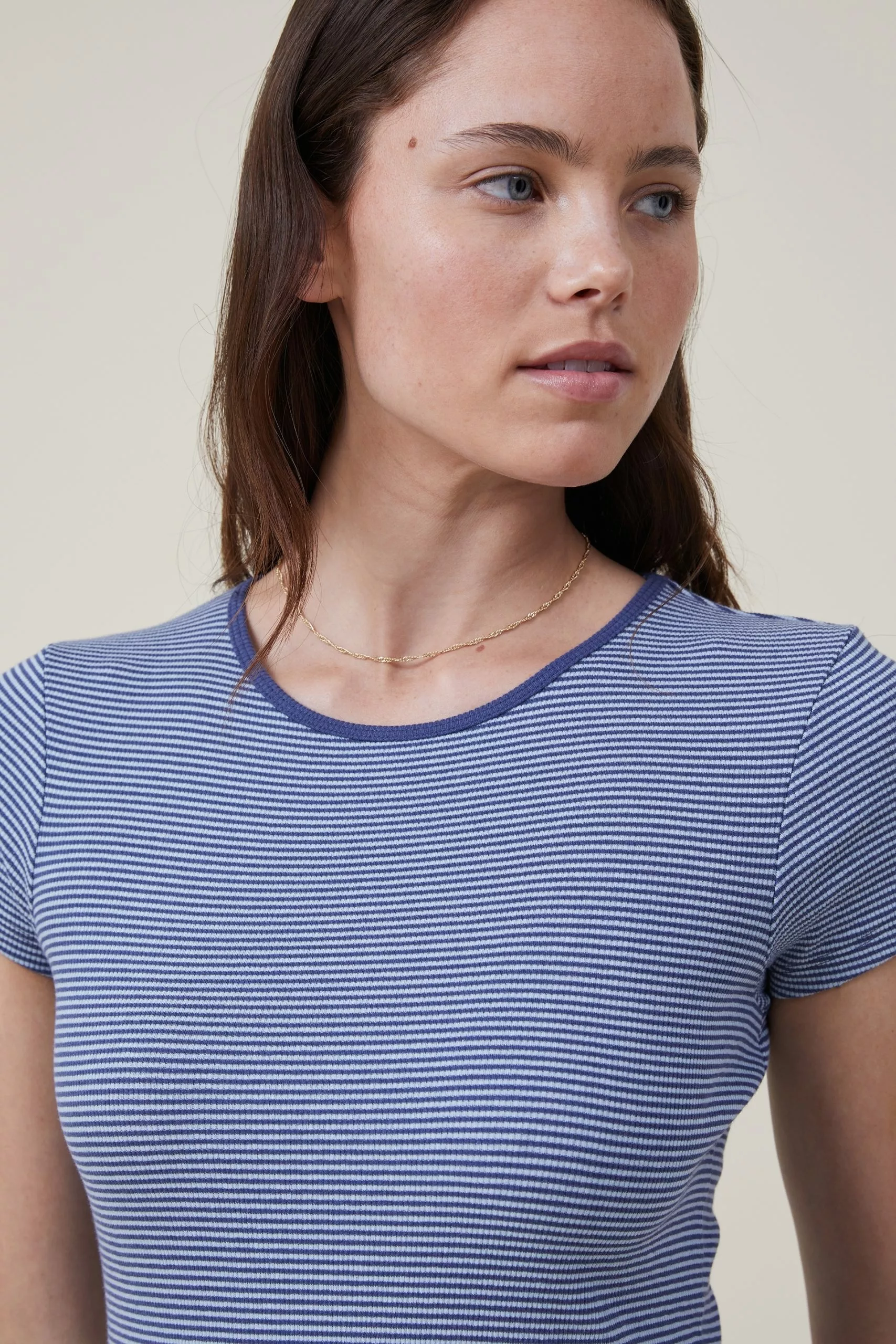 COTTON ON The One Organic Rib Crew Short Sleeve Tee - Image 4