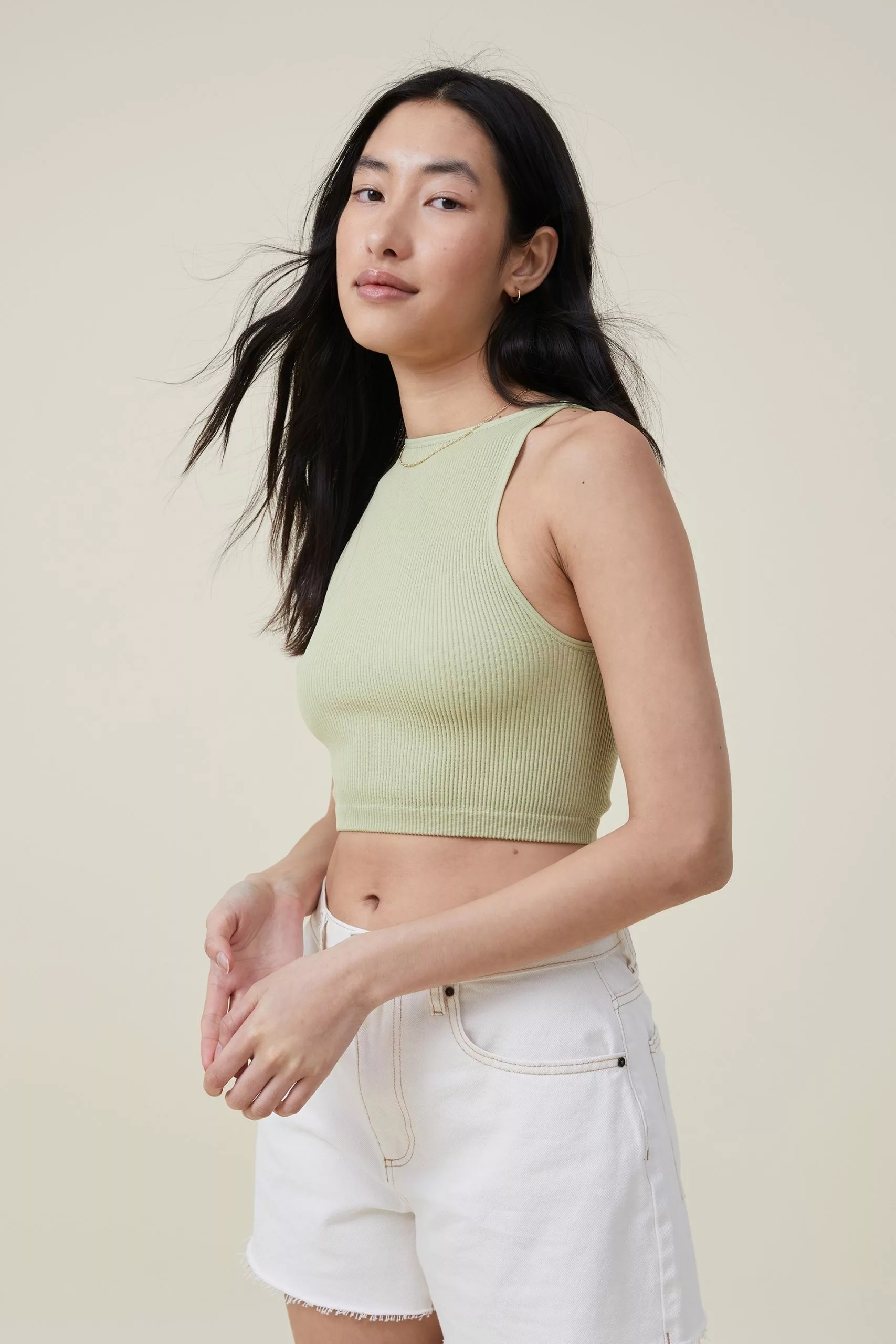 COTTON ON Seamless Benni High Neck Tank