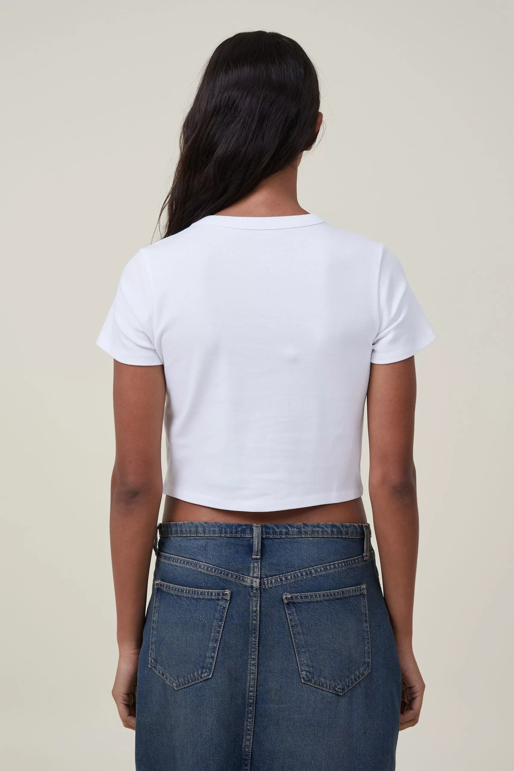 COTTON ON Micro Fit Rib Graphic Tee - Image 3