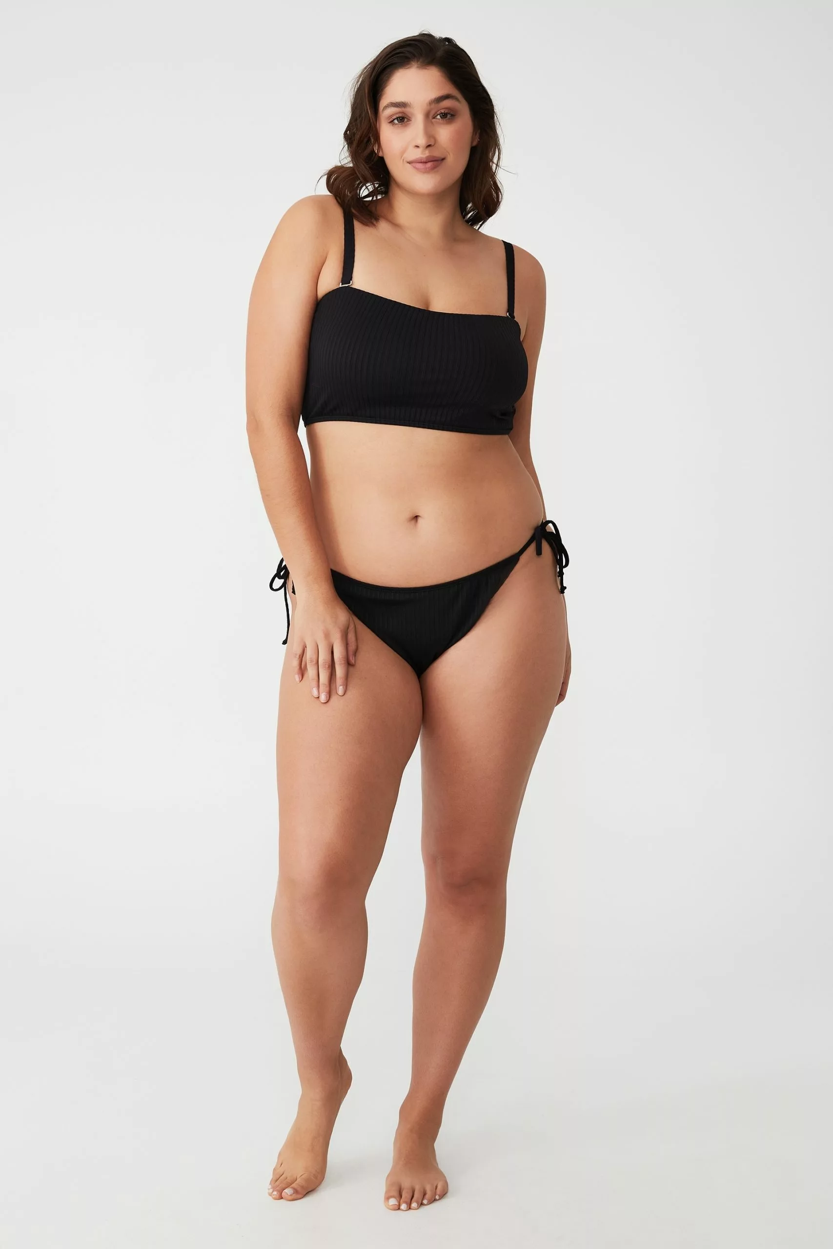 Body Curve Tie Side Hipster Cheeky Bikini Bottom - Image 2