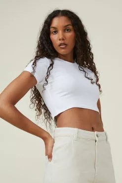 COTTON ON Micro Crop Tee