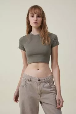 COTTON ON Micro Crop Tee