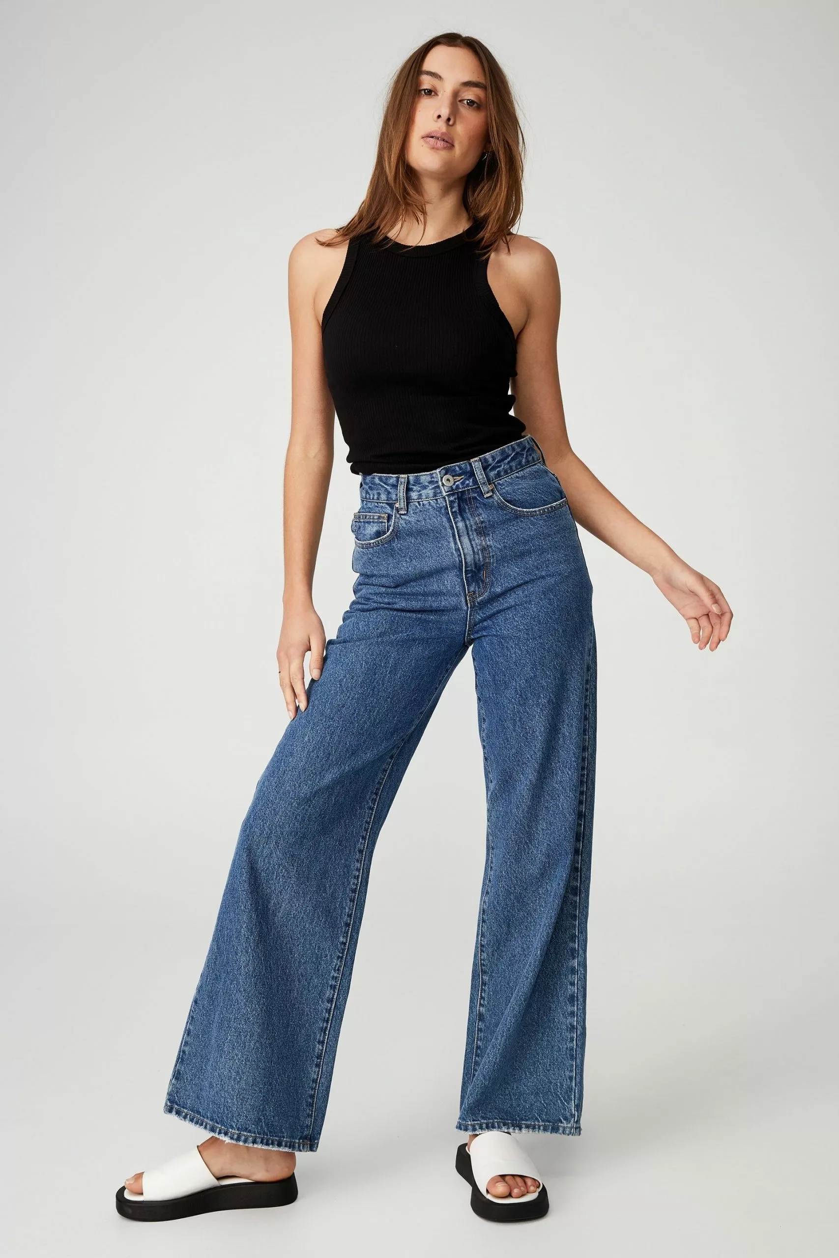 COTTON ON Essential Rib Racer Tank - Image 2