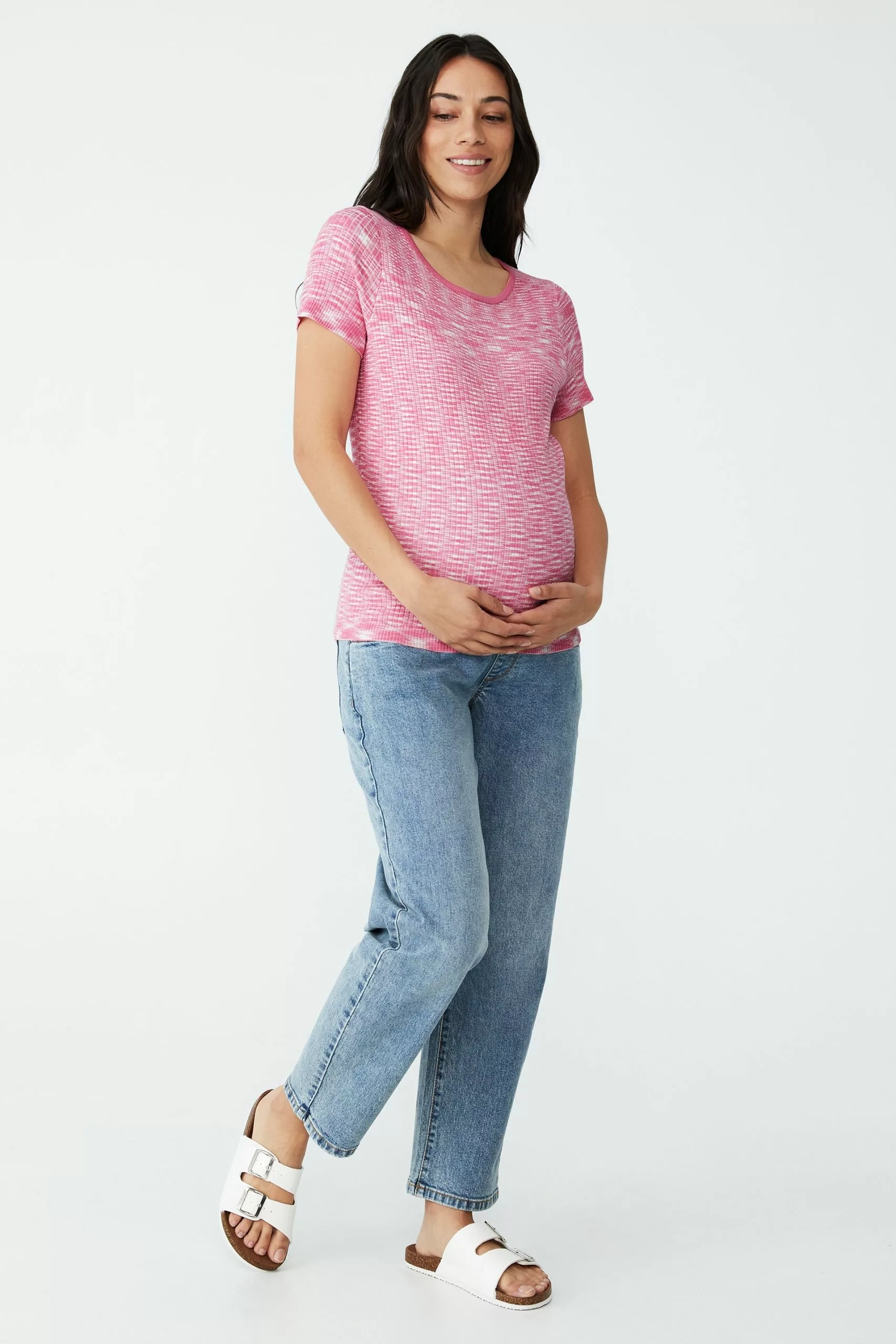 COTTON ON Maternity Friendly Space Dye Top - Image 2