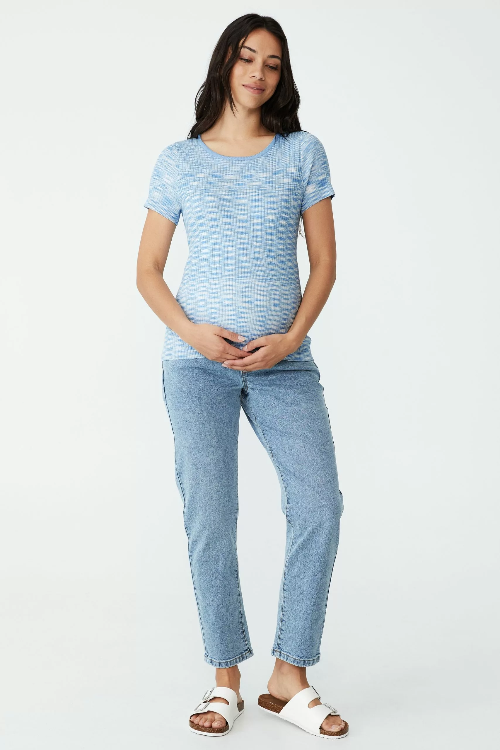 COTTON ON Maternity Friendly Space Dye Top - Image 2