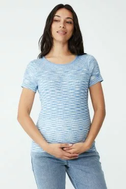 COTTON ON Maternity Friendly Space Dye Top