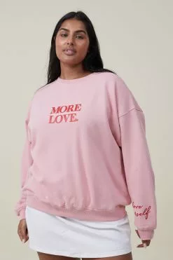 COTTON ON Curve Classic Graphic Sweatshirt