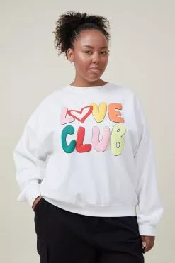COTTON ON Curve Classic Graphic Sweatshirt