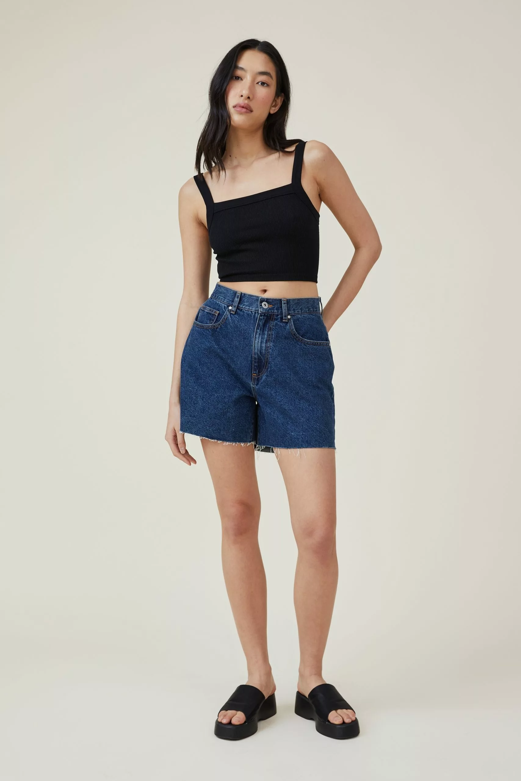 COTTON ON Seamless Nelly Straight Neck Tank