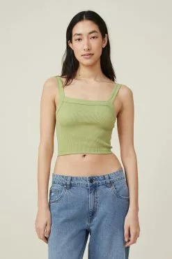 COTTON ON Seamless Nelly Straight Neck Tank