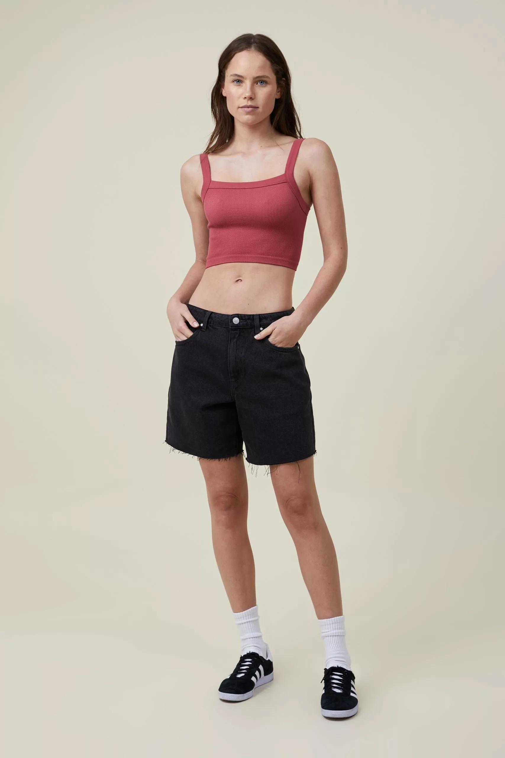 COTTON ON Seamless Nelly Straight Neck Tank