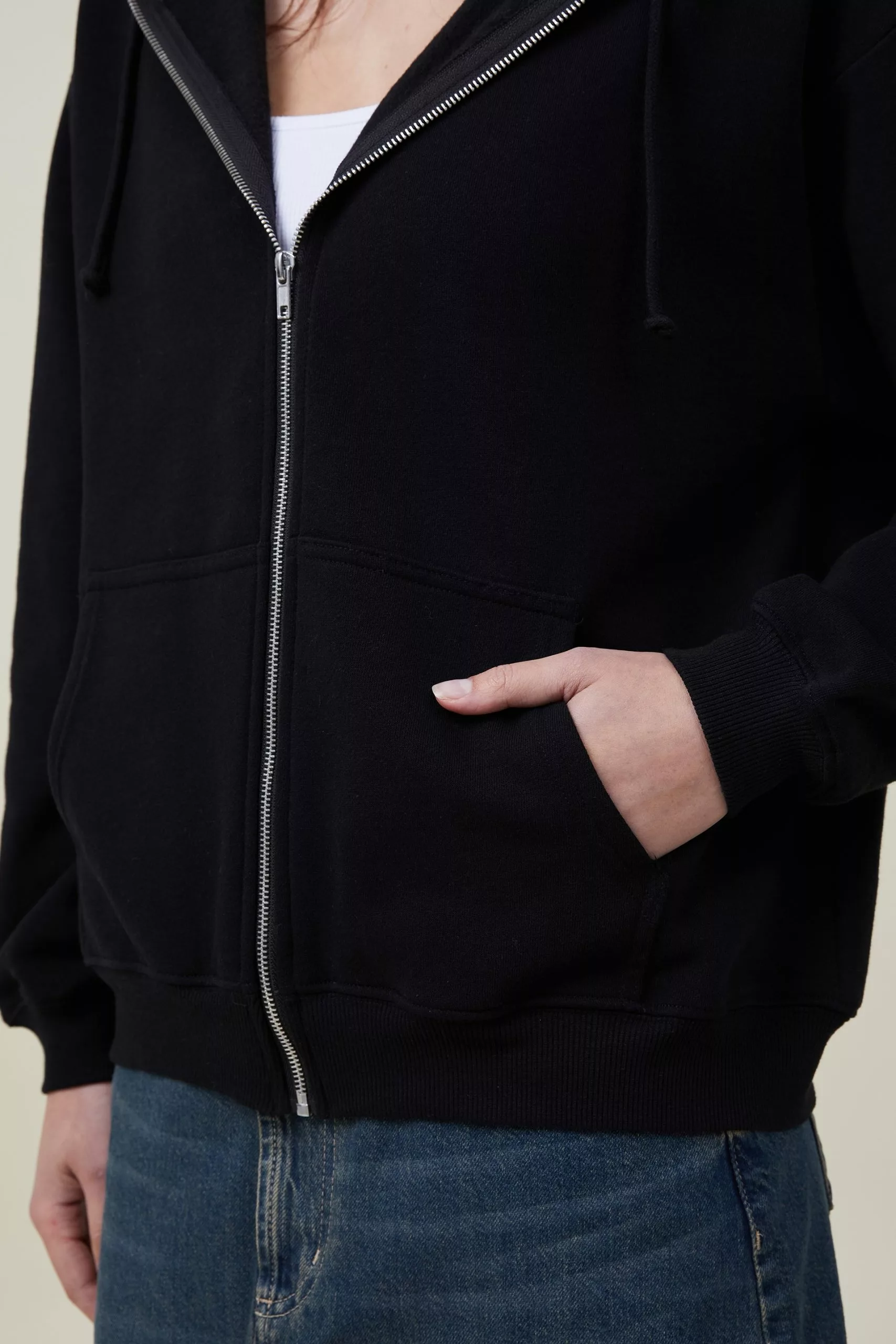 COTTON ON Classic Zip-Through Hoodie - Image 4