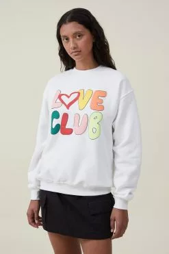 COTTON ON Classic Graphic Crew Sweatshirt