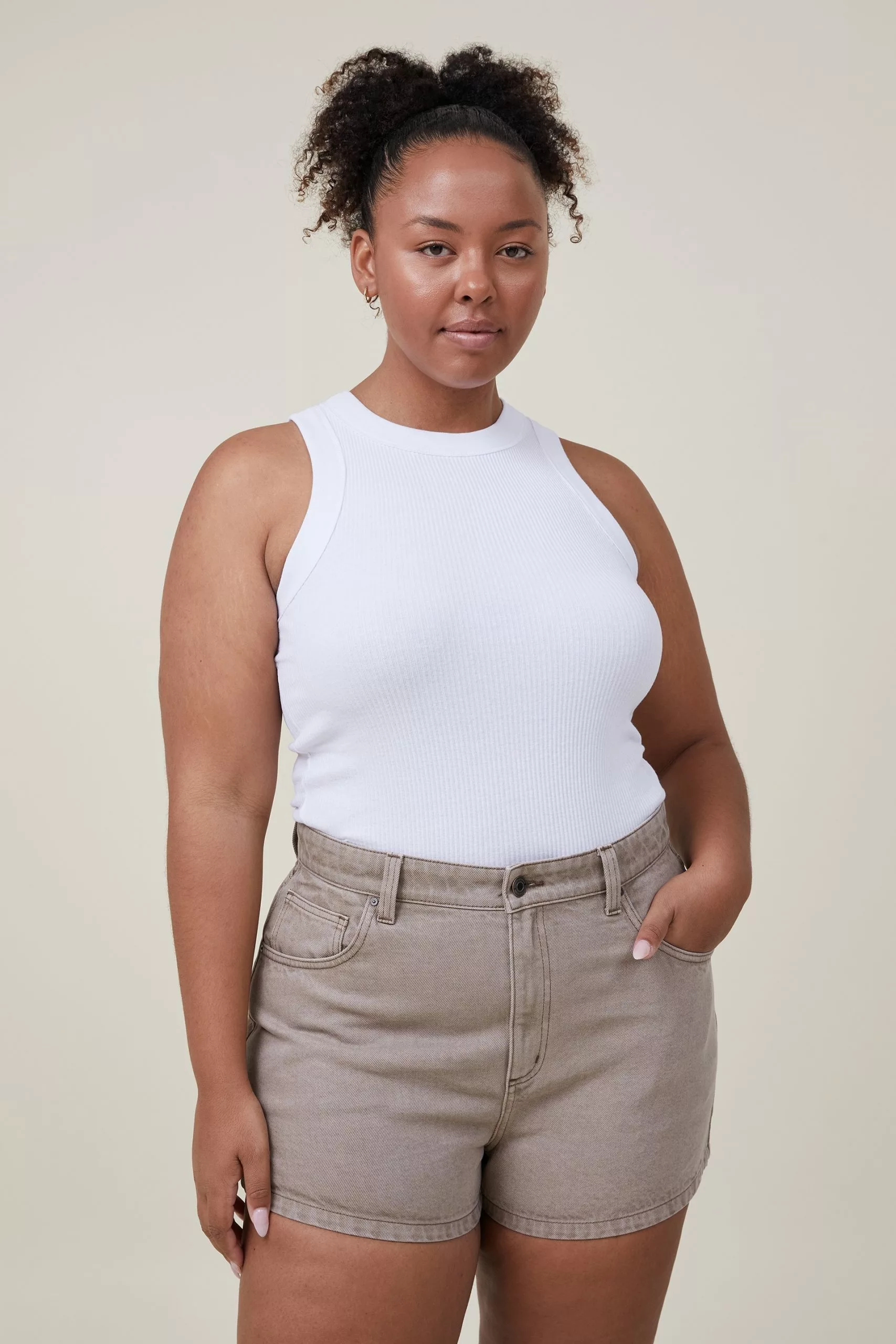 COTTON ON High Mom Denim Short - Image 2