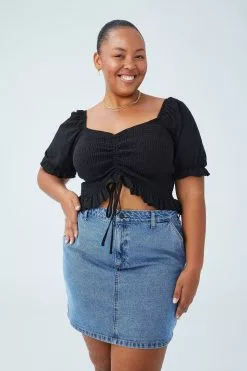 COTTON ON Curve Maggie Off The Shoulder Top