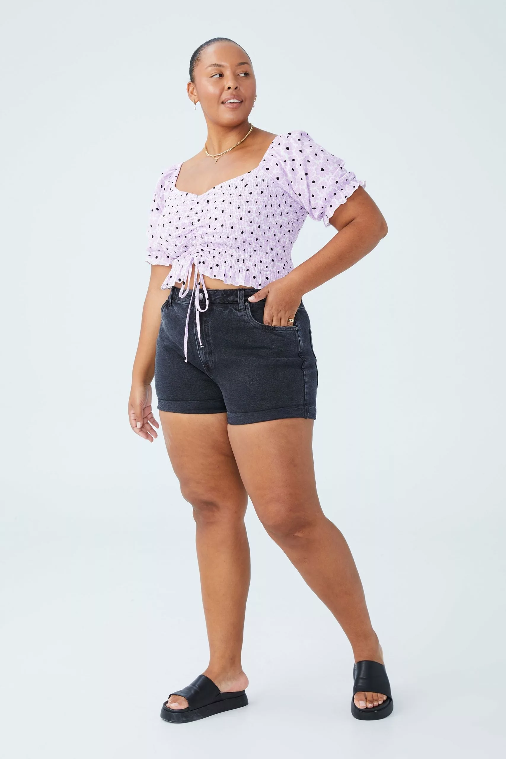 COTTON ON Curve Maggie Off The Shoulder Top - Image 2