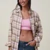 COTTON ON Boyfriend Flannel Shirt