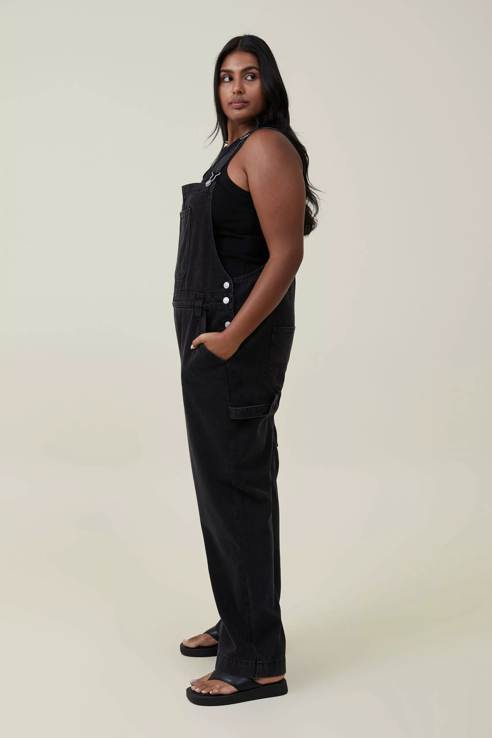 COTTON ON Utility Denim Long Overall - Image 4