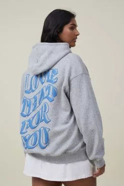 COTTON ON Curve Classic Graphic Hoodie