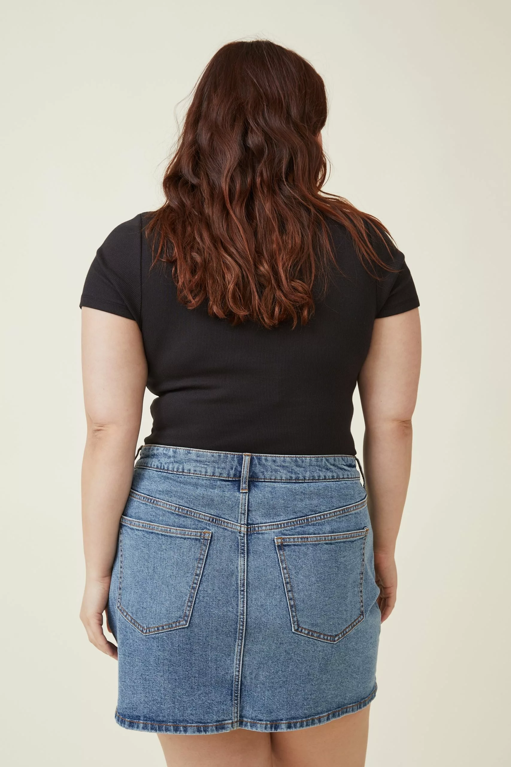 COTTON ON Curve Core Denim Mini Skirt - Image 3