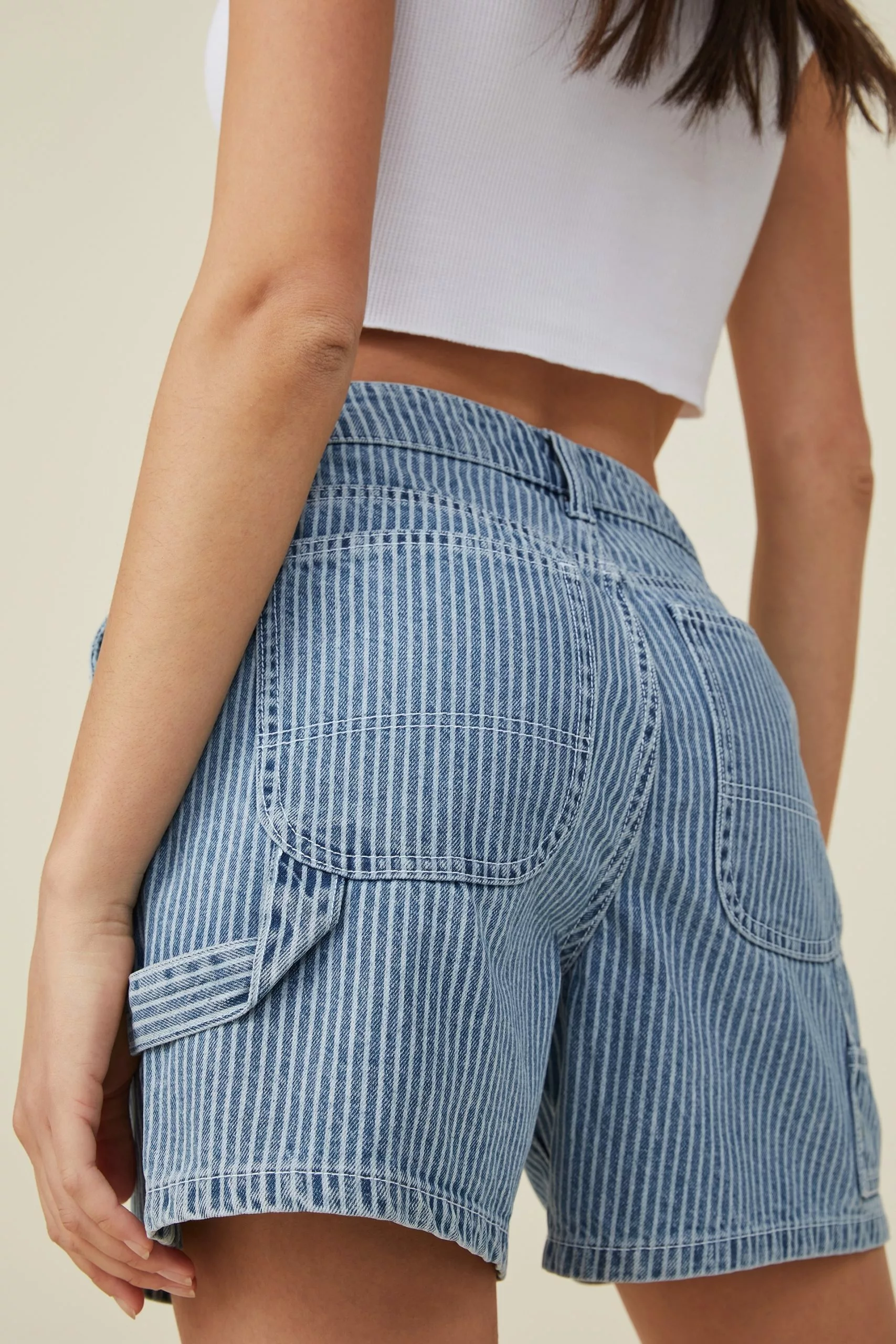 COTTON ON Utility Denim Short - Image 4