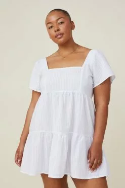 COTTON ON Curve Harley Full Sleeve Mini Dress