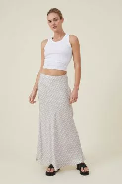 COTTON ON Bloom Maxi Slip Skirt