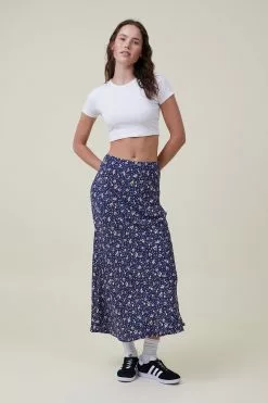 COTTON ON Bloom Maxi Slip Skirt
